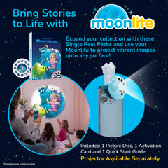 Moonlite Monsters Inc audio effects enhance storytelling with playful sounds.