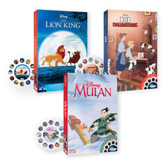 Moonlite Storytime Reel Lion King projection for immersive bedtime reading