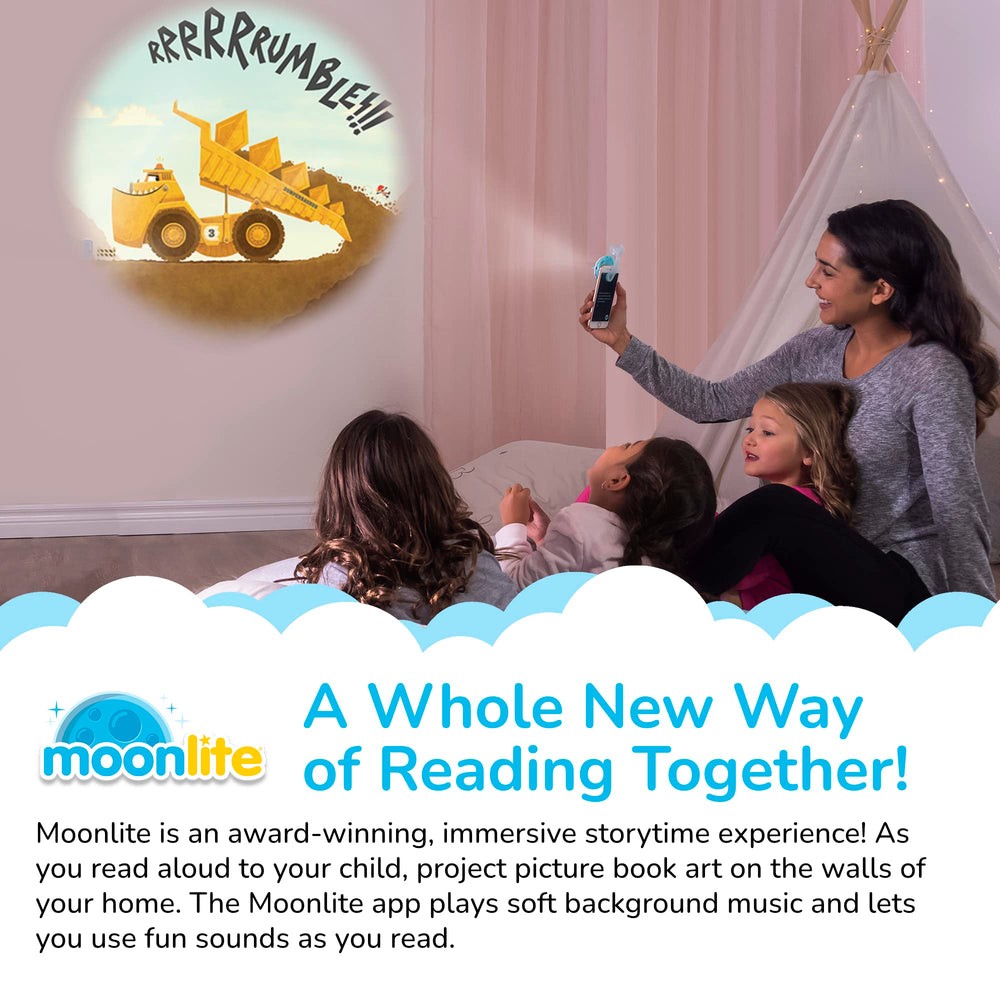 Moonlite Storytime Reels in-app sound effects enhance listening experiences.