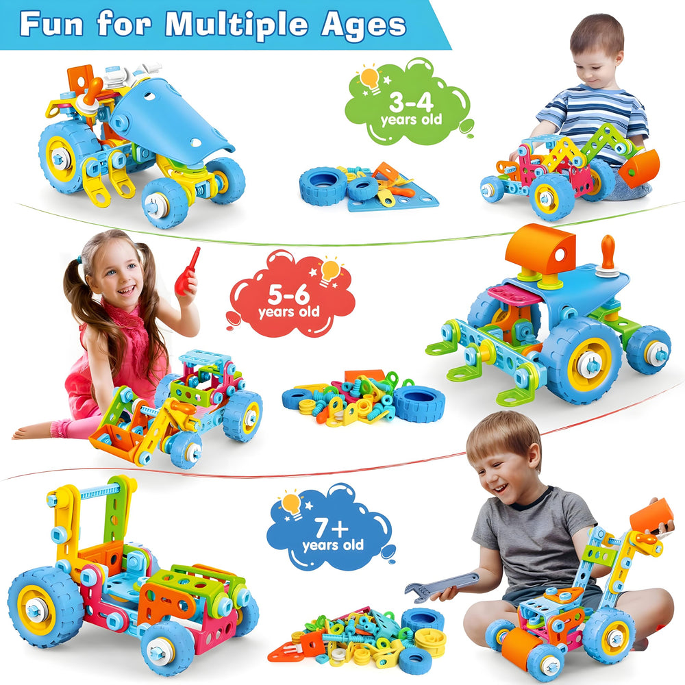 MOONTOY colorful STEM pieces inspire hands-on construction and imagination.