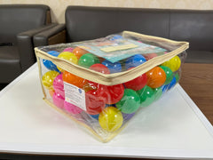 MoonxHome 100 pack of rainbow ball pit balls