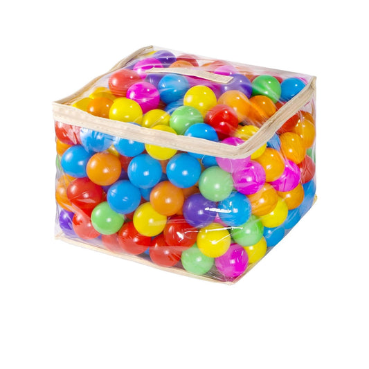 MoonxHome star shape ball pit balls close up highlighting crush proof design