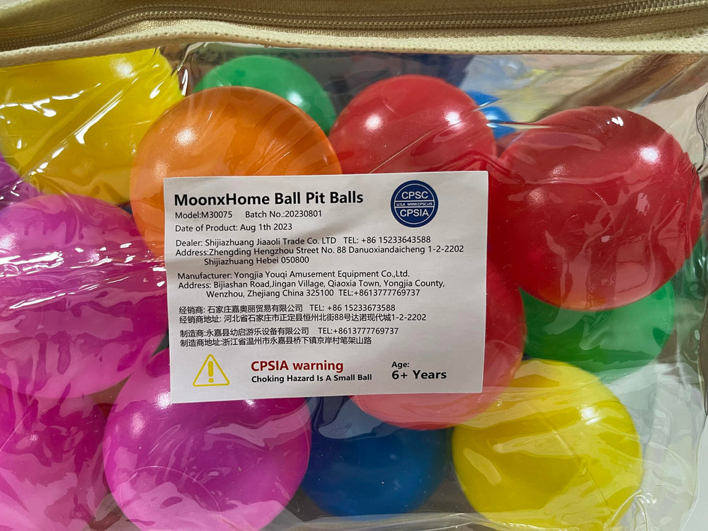 MoonxHome toddler friendly star balls for sensory exploration