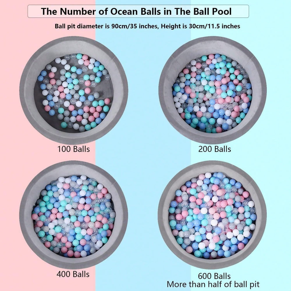 MoonxHome ball pit fill and setup in play tent or pool