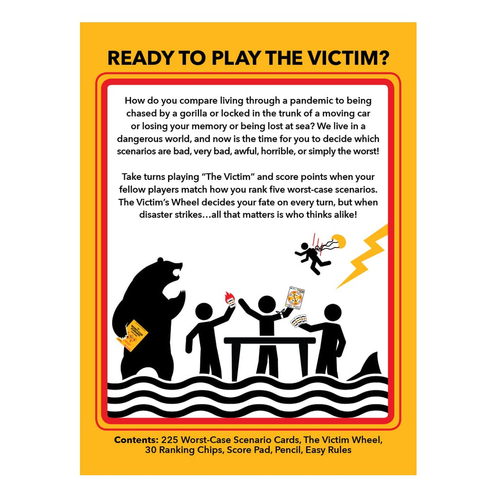 Moose Worst-Case Scenario Card Game table setup captures ready-to-play vibe.