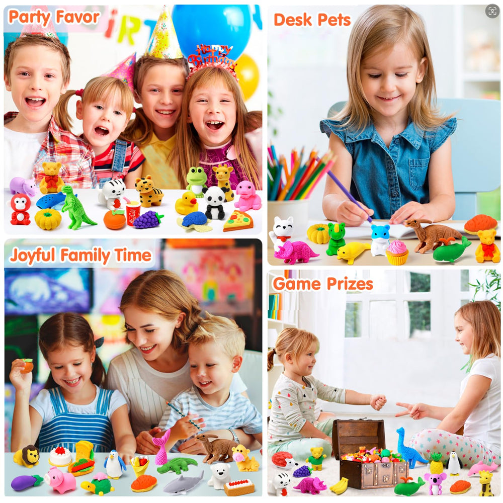 Moosia educational toy erasers supporting learning through play