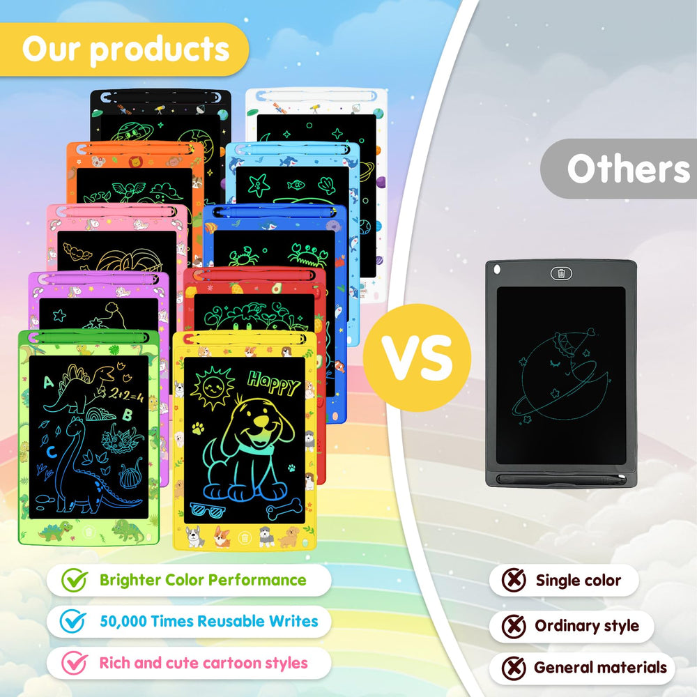 Easy erase and save lock features on MOOWALIS tablets for quick content control.