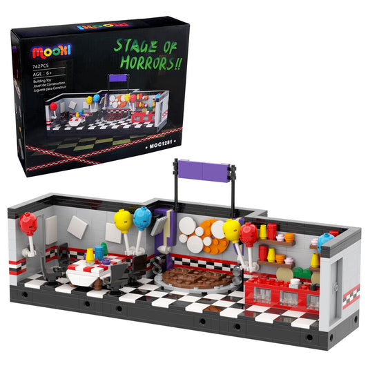 MOOXI Five Nights Stage bear stage assembly for immersive building play