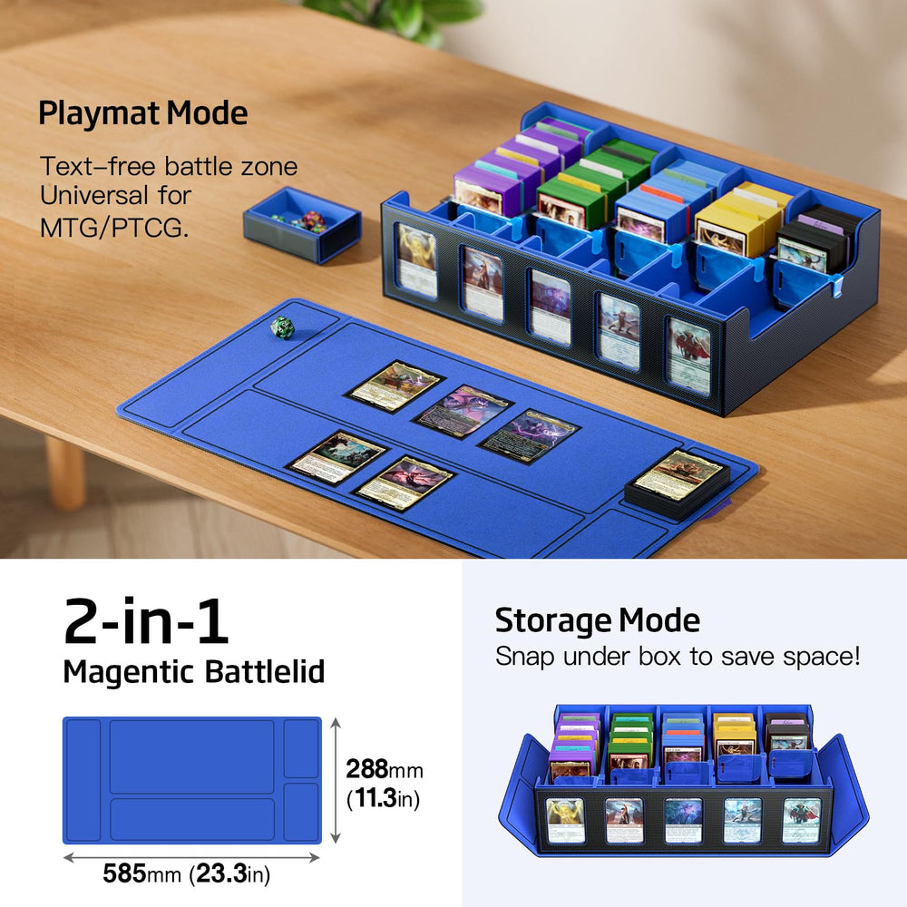 MORCCO includes 50 dividers for color or rarity sorting
