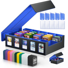 MORCCO 5-row box front view shows large capacity for MTG and Yu-Gi-Oh