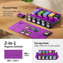 MORCCO dice box stores dice and tokens with reliable secure space