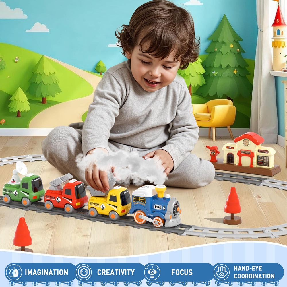 MORECOLL curved track layout supports creative designs