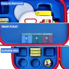 Dual carry options: convenient handle and adjustable shoulder strap for busy families.