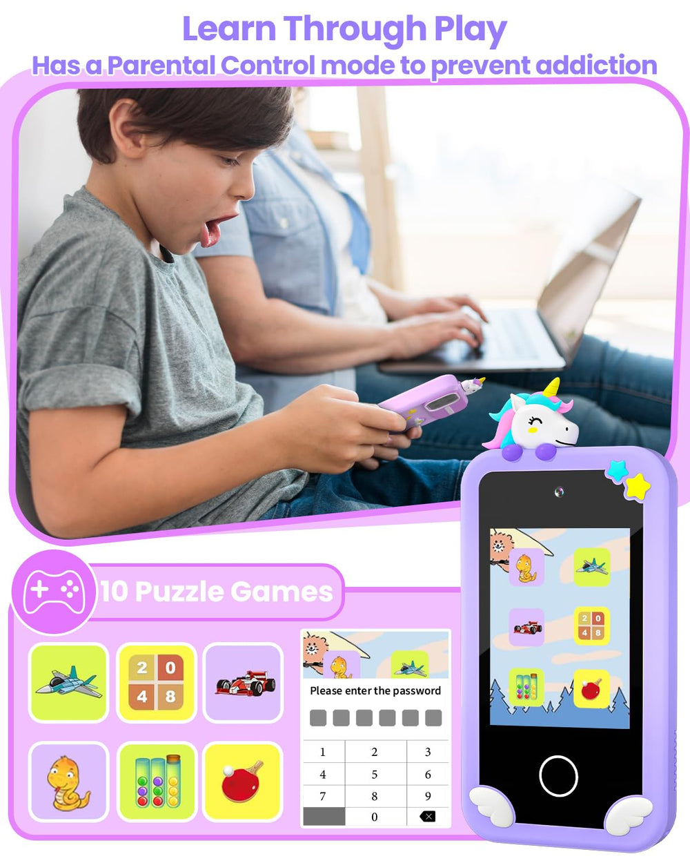 MOREXIMI 2.8-inch touchscreen offers simple navigation.