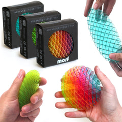 Morf Fidget Worm green pocket-friendly desk companion for focus