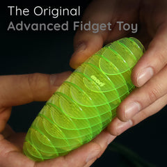 morf fidget worm portable slug for classroom and office use.