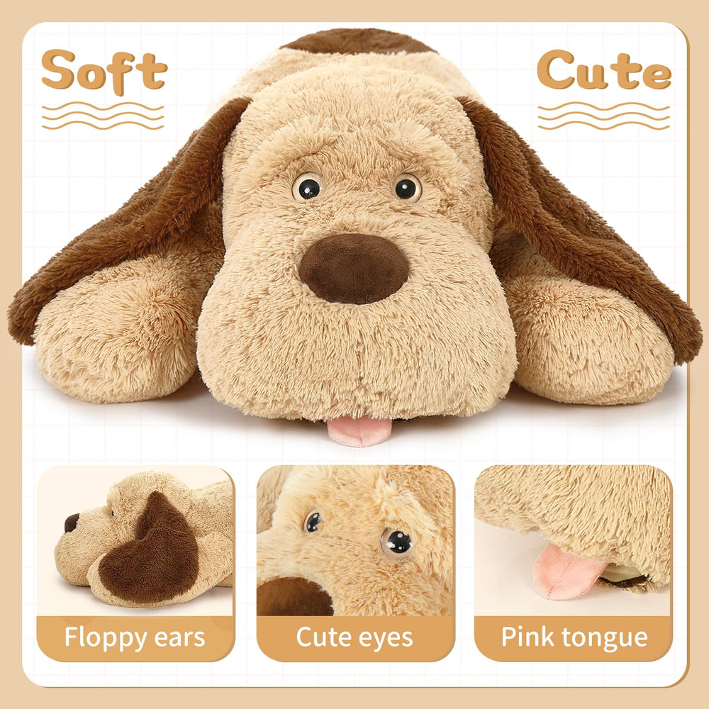 MorisMos cozy-bedroom-dog-plush enhances a warm, inviting space.