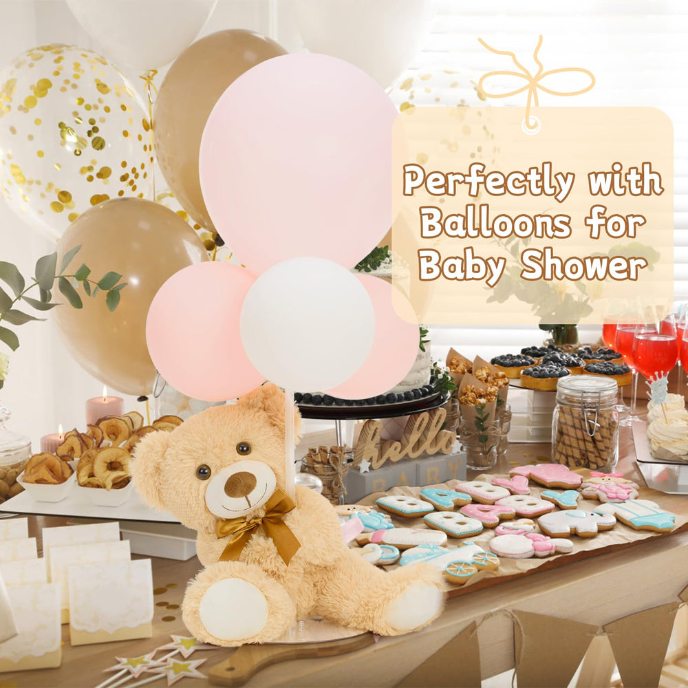 MorisMos 14-inch plush teddy bear adds soft texture to nursery decor and gifting