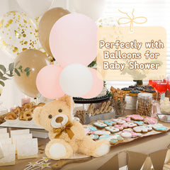 MorisMos 14-inch plush teddy bear adds soft texture to nursery decor and gifting