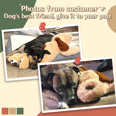 MorisMos brown dog plush bedroom decor adds warmth to any kids' space.