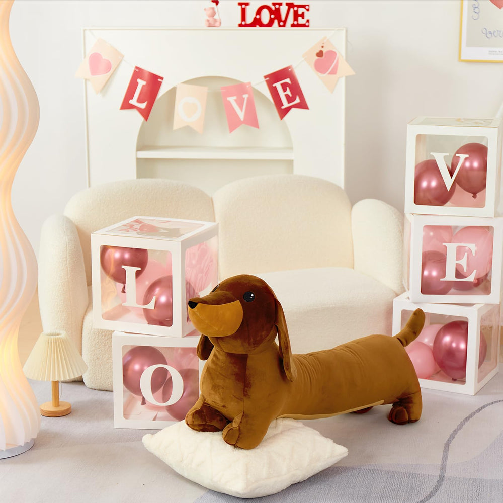 MorisMos dachshund plush gift-ready packaging suitable for dachshund lovers.