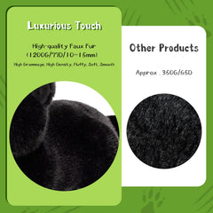 MorisMos plush fabric texture close-up highlights premium softness.