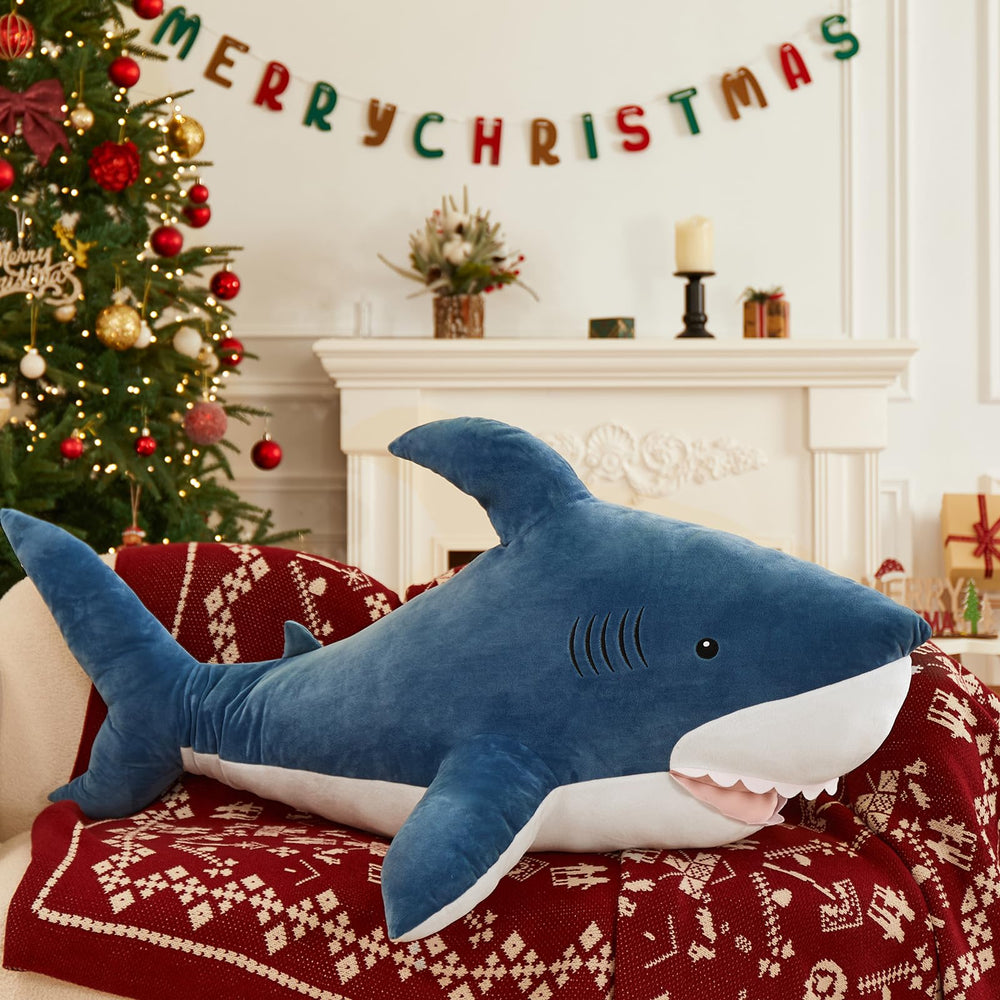 MorisMos 51-inch shark pillow makes a memorable gift for kids and adults.