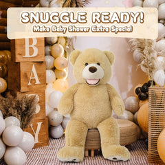 Kid-safe stitching keeps this plush ready for daily hugs.