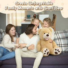Shipped vacuum-sealed; easy fluff-up restores soft, lifelike cuddles.