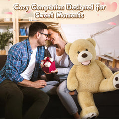 Ideal gift for birthdays or anniversaries, spreading smiles with a classic brown teddy.