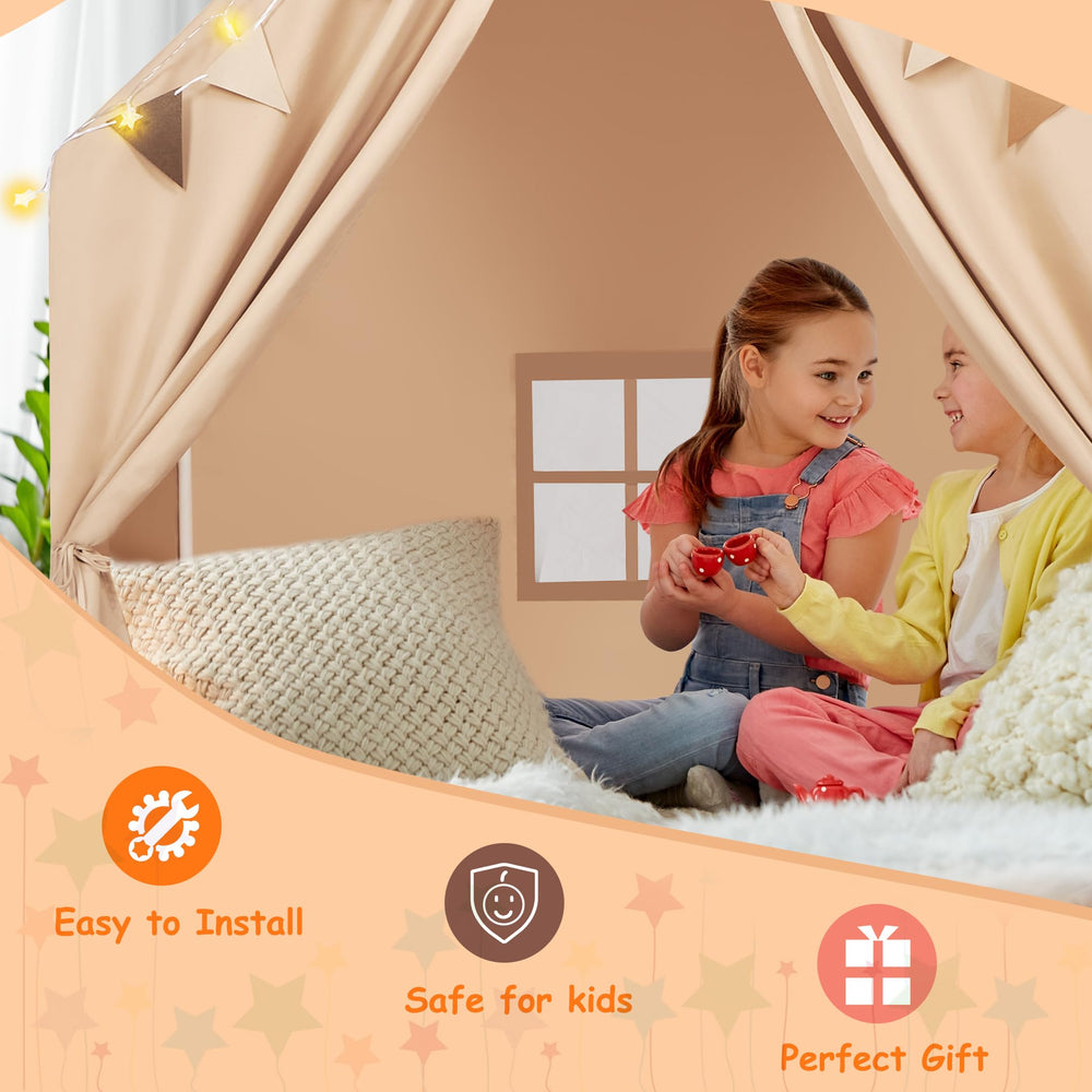 MORITECK tent features breathable windows and privacy curtain