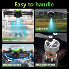 Morlyrctooy M18 drone one-key takeoff for easy startup