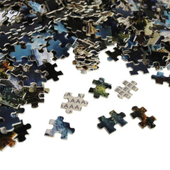 Moruska Detailed wooden puzzle on basswood emphasizes sturdy construction.