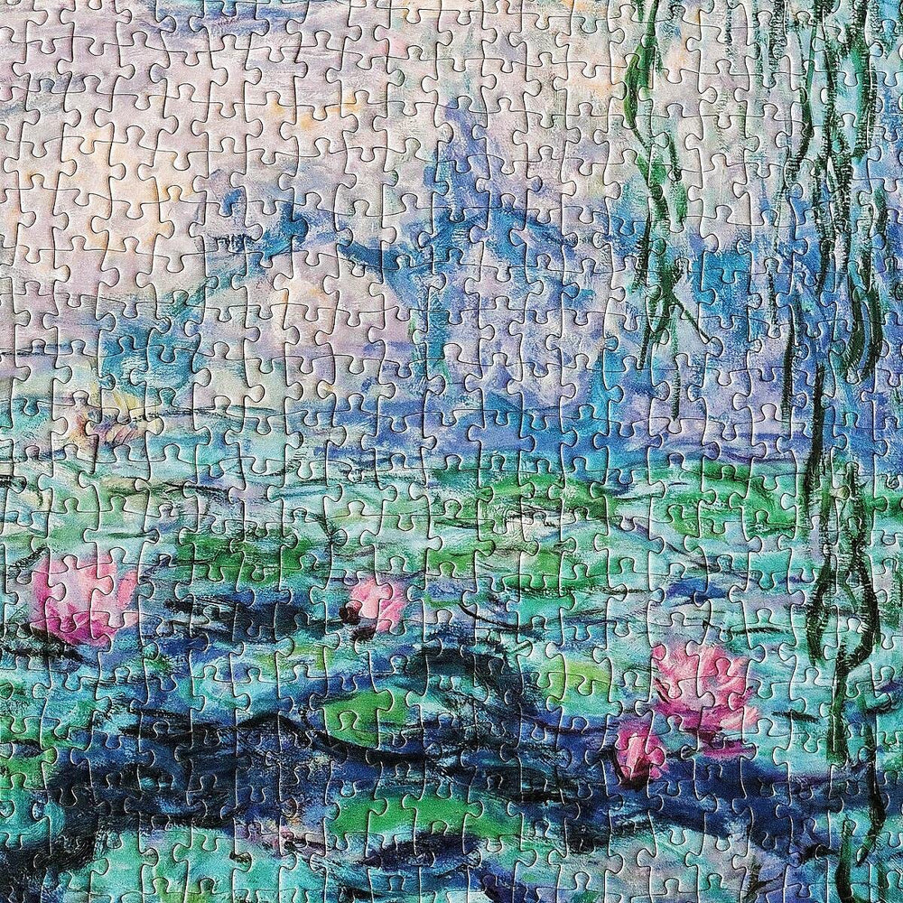 Moruska Water Lilies Monet poster included for progress reference