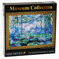 Moruska Water Lilies Monet puzzle front view for immersive art exploration