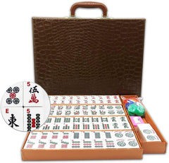 Mose Cafolo American Mahjong tiles with white engraving for clear gameplay.