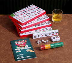 Mose Cafolo Mahjong XL travel case contents ready for packing.