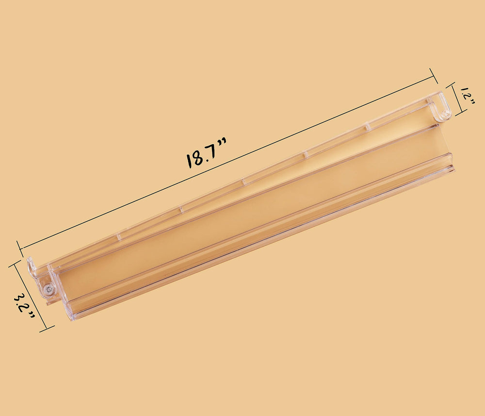 Mose Cafolo transparent mahjong rack highlights 18-inch convenience