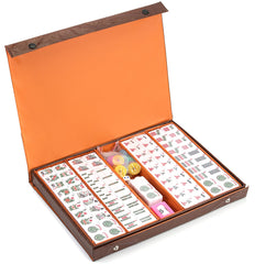 Mose Cafolo compact travel case showcasing portable mahjong storage.