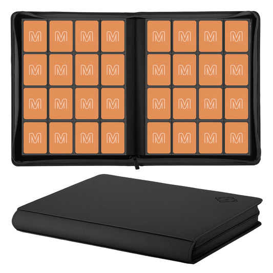 MOSLA Premium Card Binder cover with 16 pockets keeps cards protected and organized.