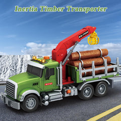 Mostop logging truck featuring lights and sounds for interactive play.