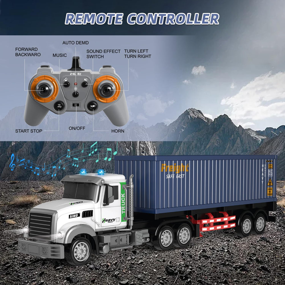 Mostop RC large truck fits both backyard and living room play.