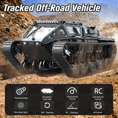 Mostop RC Tank Car rear view highlighting open doors