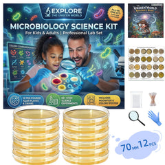 Mosynex microbiology kit with petri dishes for at-home exploration