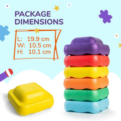 Motherly Haven Balance Stones are lightweight and easy to carry for playdates.
