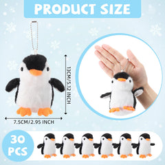 Motionchic mini penguin keychain set adds charm to bags and backpacks.