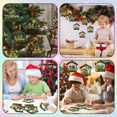 Motipuns hanging nativity ornaments kit for tree or wall decor