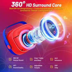 Motivekit mini karaoke Bluetooth connection streams music wirelessly for easy setup.