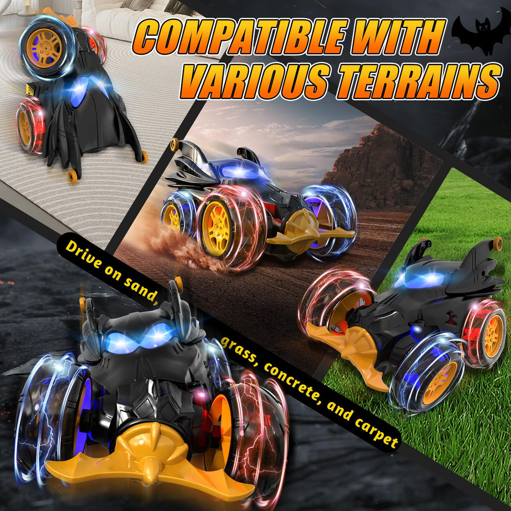 Motivekit remote control car and controller showing easy-to-use layout for kids
