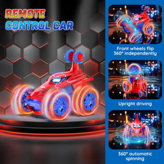 Motivekit Spider RC car colorful lights enhance nighttime play and visibility.